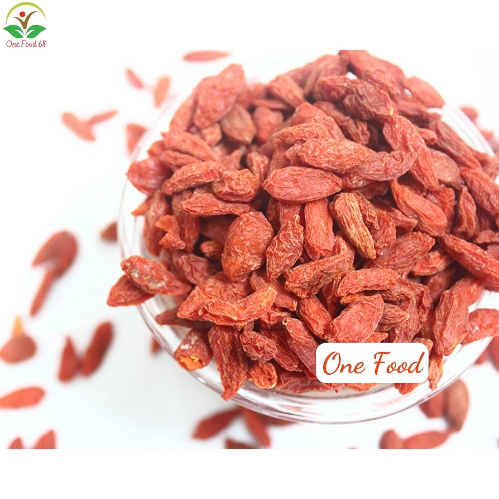 Câu Kỷ Tử Đỏ Hữu Cơ Organic Sấy Khô, Kỷ Tử Đỏ To Đều Loại 1 Giúp Bổ Máu, Dễ Ngủ, Sáng Mắt Onefood68