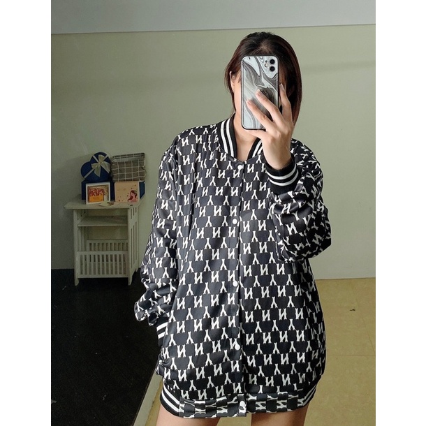 Ảnh thật Áo bomber kaki NY dày dặn