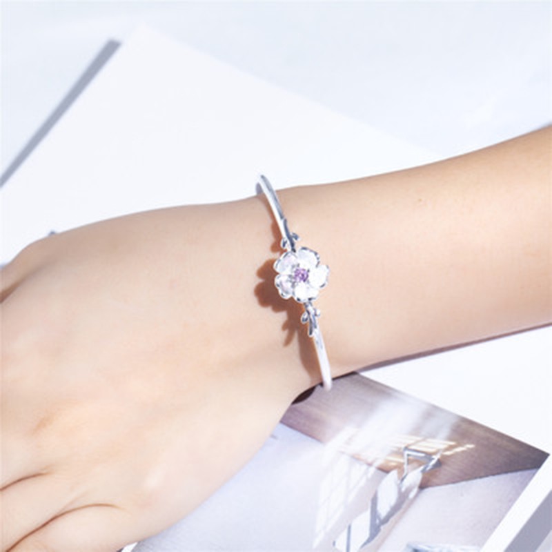 Vòng tay bằng bạc 925 thời trang dành cho phụ nữ