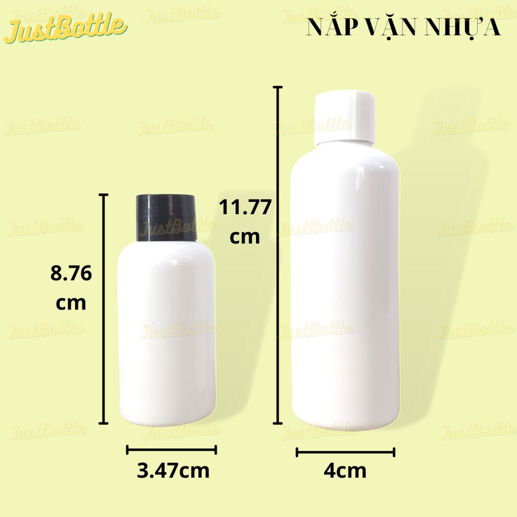 LỌ CHIẾT MỸ PHẨM Nắp Vặn Nhựa 20ml 30ml 50ml 100ml giá rẻ VỎ CHAI NHỰA PET Nhỏ Trong suốt Nâu Hồng Đen Trắng Xanh