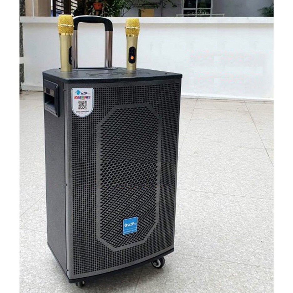 Loa kéo karaoke hát hay công suất lớn, kèm micro kim loại không dây, kết nối tivi, điện thoại hát bao hay giá rẻ