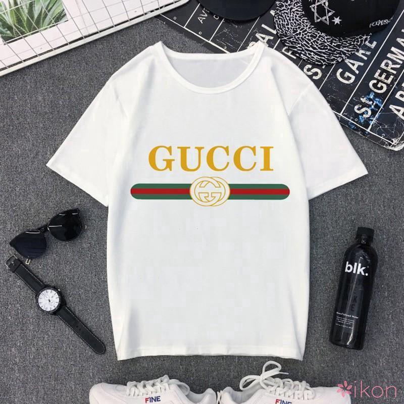 Áo thun nữ ngắn tay in chữ phong cách Hàn Quốc