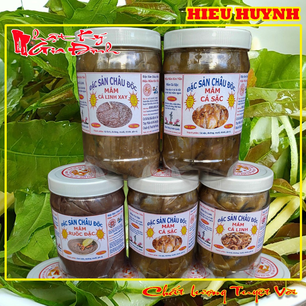 500gr Mắm Cá Linh Xay Châu Đốc Dùng Nấu Bún Mắm, Lẩu Mắm Đặc Biệt Thơm Ngon Hiệu Kim Yến