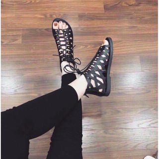[HÀNG MỚI] Sandal da rọ kiểu chiến binh