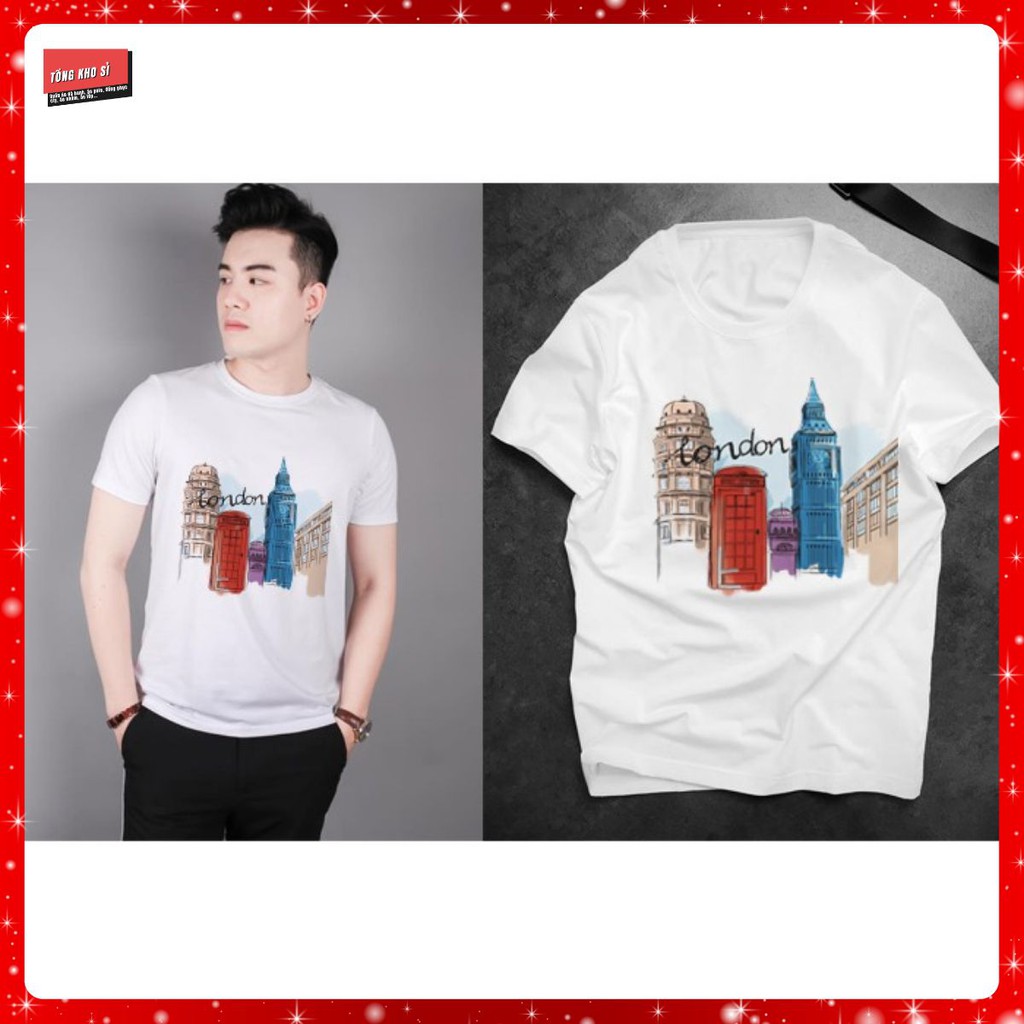 💥 Tổng Kho Sỉ Áo Thun 💥 FREESHIP 50k Áo Thun Nam Nữ LonDon PAint Năng Động