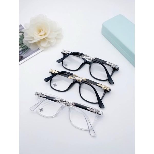 Gọng kính Chrome Heart Sang trọng và đẳng cấp Tròng 0 Độ 2272