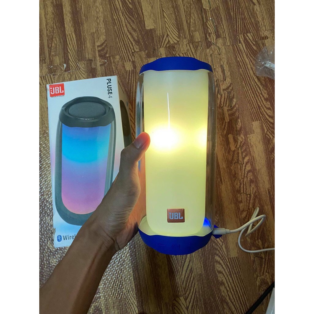 Loa Bluetooth JBL pulse 4 Đèn Led Âm Thanh Chuẩn Bass Căng Đét Hàng Cao Cấp
