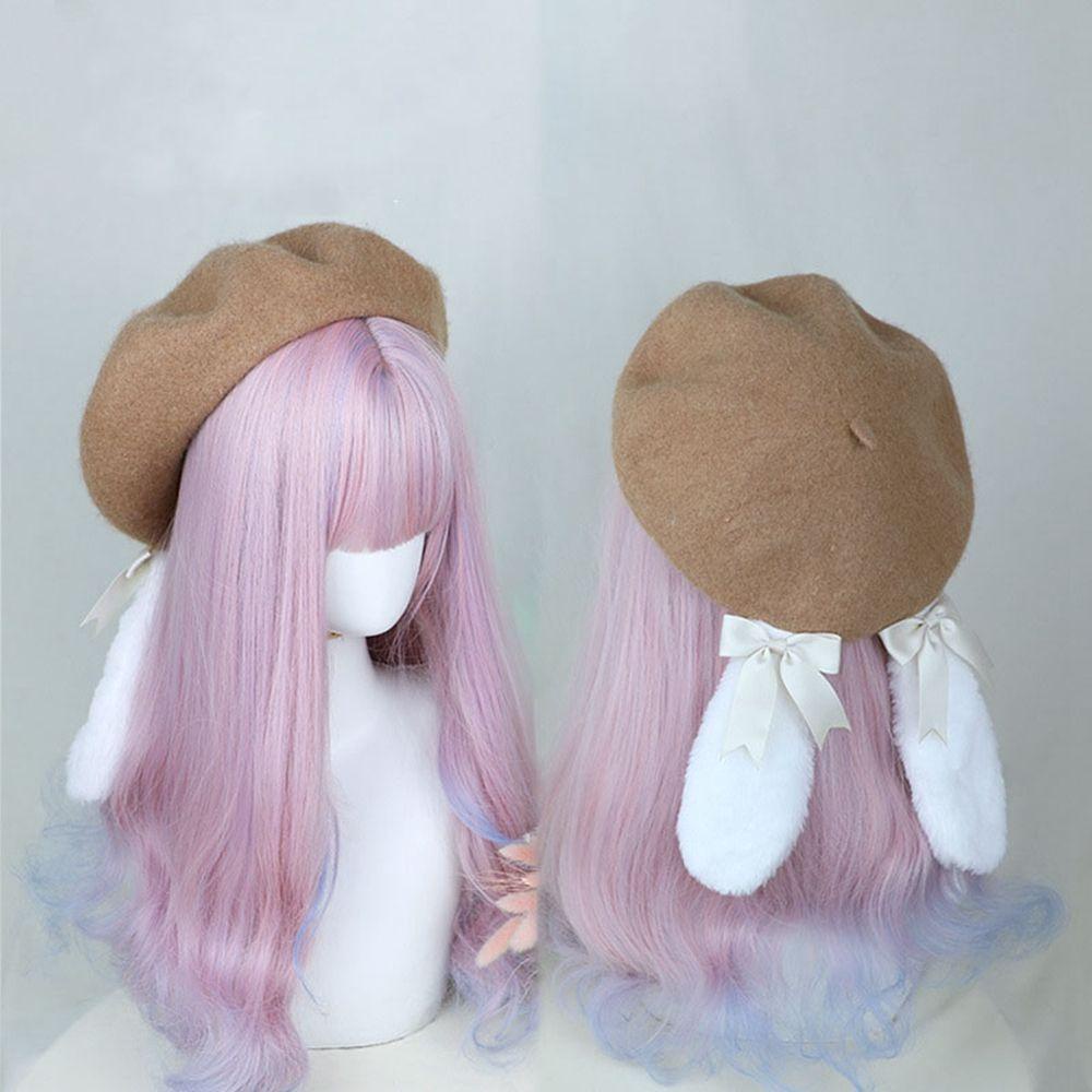 RAINBOW Nón Beret Thời Trang Đáng Yêu Cho Búp Bê 20cm