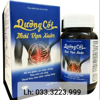 Viên uống Dưỡng Cốt -  Hỗ trợ Thoái Hóa Đốt Sống- Gai Cột Sống- Thoát Vị Đĩa Đệm