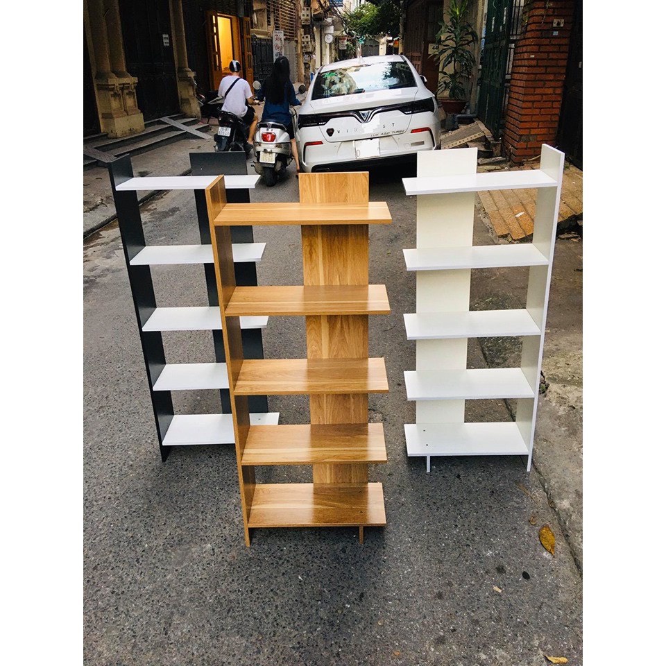 Kệ Sách Gỗ 5 Tầng Lắp Ghép Đa dụng  - Gỗ MDF - Nội Thất Gia Đình Sang Trọng Cho Mọi Căn Nhà Hiện Đại.