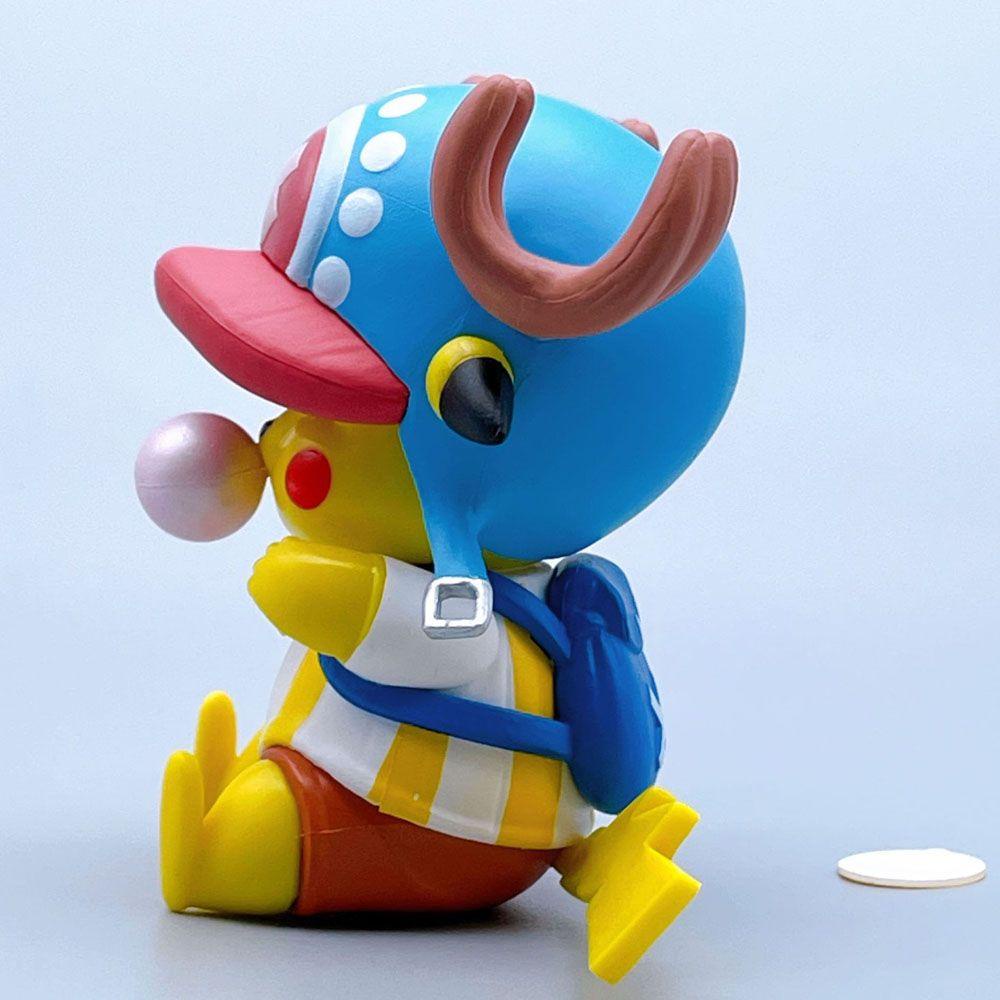 REBUY1 Mô Hình Nhân Vật Chopper / Pikachu Bằng Nhựa PVC Độc Đáo Dễ Thương Cho Bé