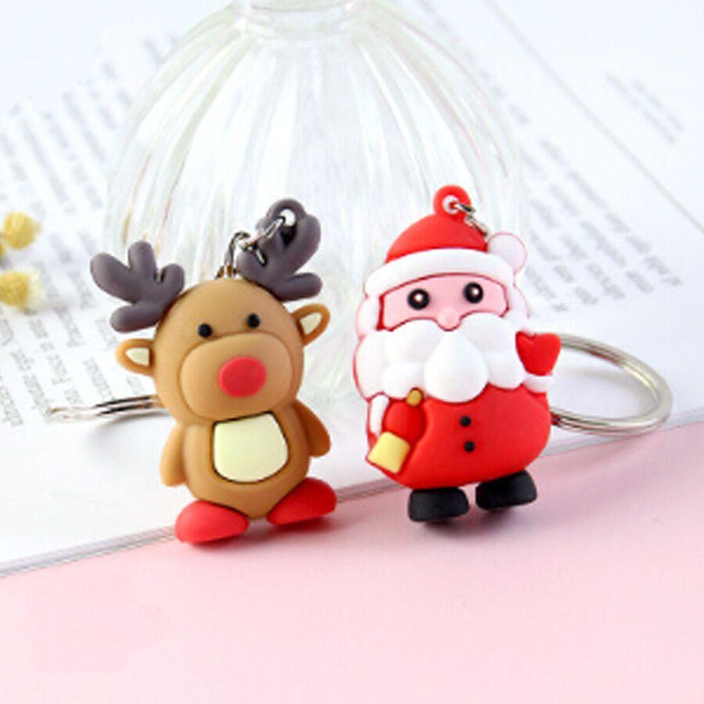 SUSANS Set 1 / 3 Móc Khóa Hình Người Tuyết / Hươu Xinh Xắn