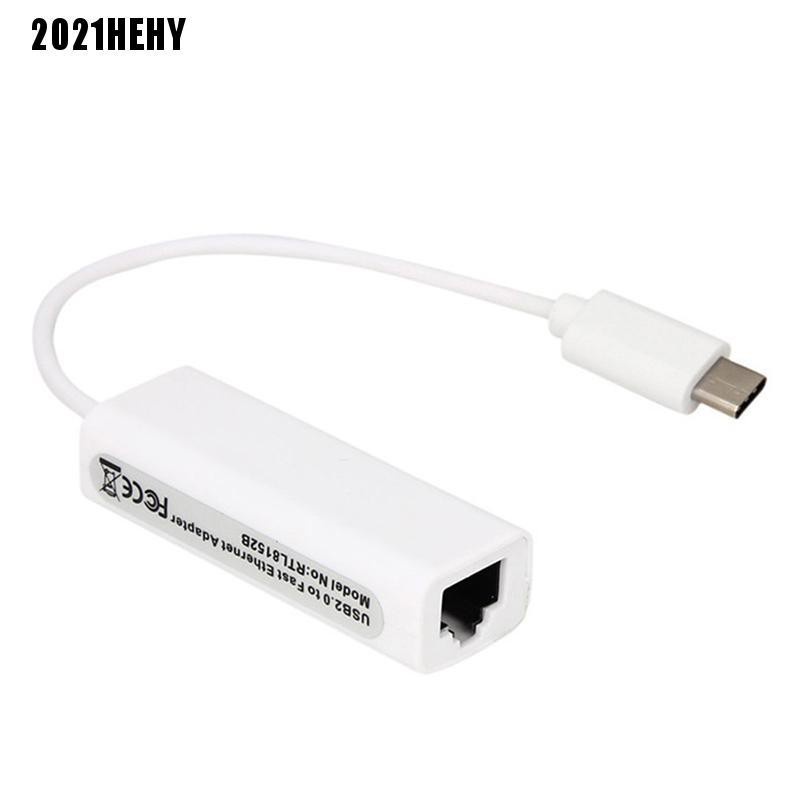 (2021He) Usb 3.1 Type C To Rj45 Gigabit Ethernet Rj45 Lan Network Adapter Cho Macbook # Hy