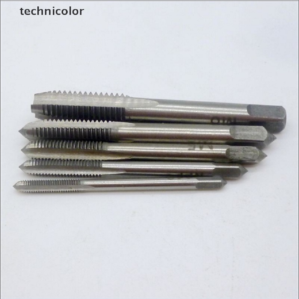 Set 5 Mũi Khoan Thẳng Cầm Tay M3 M4 M5 M6 M8 3mm-8mm