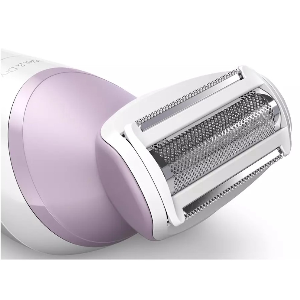 Máy làm sạch lông cho nữ Philips BRL136 khô và ướt 4 phụ kiện đi kèm - Hàng chính hãng, Bảo hành 24 tháng