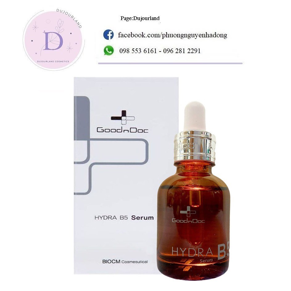 Tinh chất Hydra B5 và Vitamin C GoodnDoc 30ml