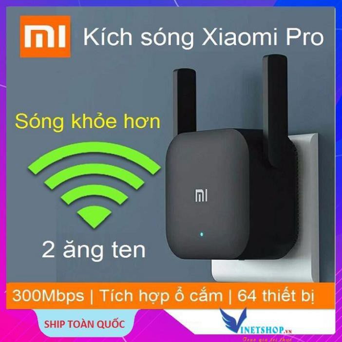 Kích sóng Xiaomi Mi Wifi Repeater Pro phiên bản mới 300 Mbps New 2019 -dc3030