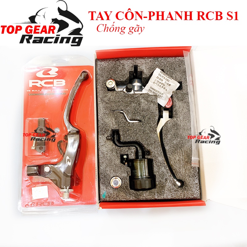 Combo Tay Thắng - Côn Bình Dầu Rời RCB S1 Tặng Ốc Titan Chân Gương