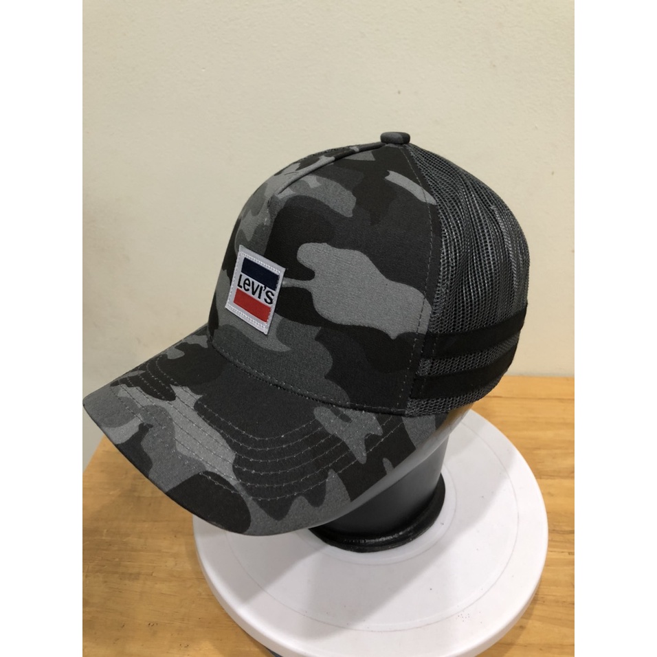 Mũ nam Levis- Nón lưỡi trai phong cách thời trang cao cấp logo vuông thêu nổi màu đen siêu đẹp. Ảnh thật 100%