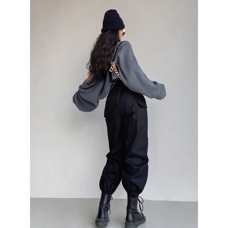 [ SẴN ] Áo cardigan (3 màu: đen/ xám/ nude) | BigBuy360 - bigbuy360.vn