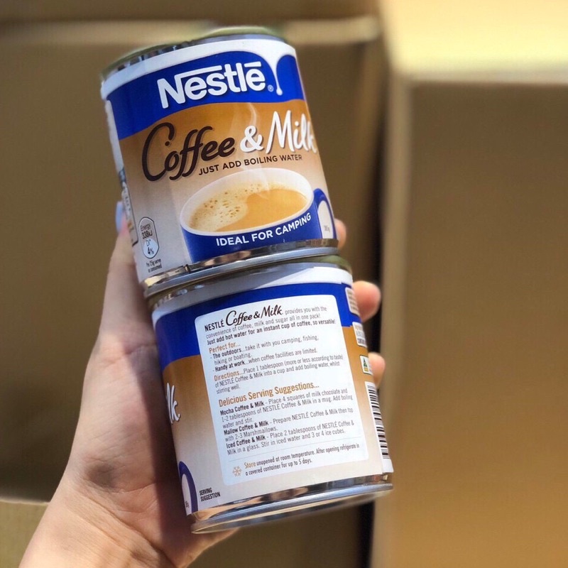 Cà Phê Sữa Pha Sẵn Nestle Coffee & Milk hàng Úc