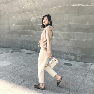 Quần baggy len