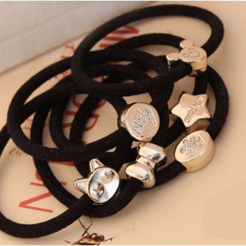 Set 20 chun buộc tóc phong cách Hàn Quốc - Ngọc Khuê Shop - Xanh Liga