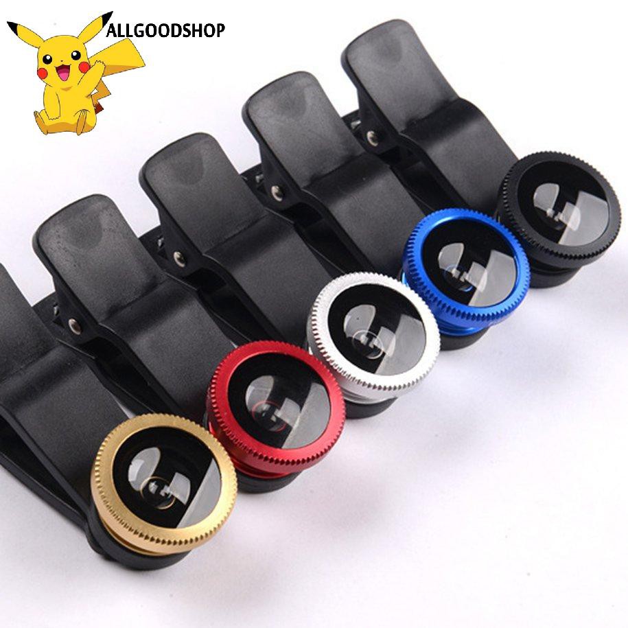 111all} 3 in 1 Fish Eye+Wide Angle+Macro Clip On Camera Lens Set for Mobile Phone | BigBuy360 - bigbuy360.vn