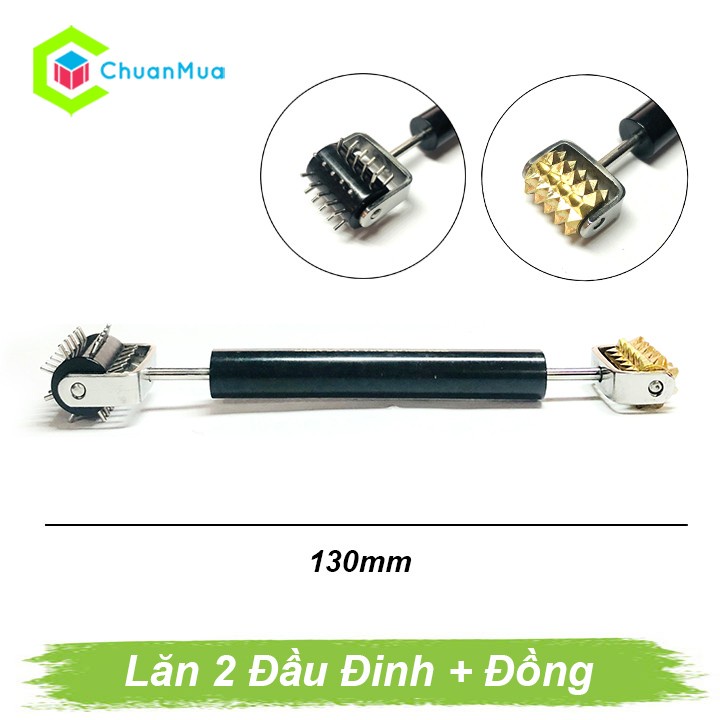 Thanh Lăn 2 Đầu Đinh + Đồng Gai - Dụng Cụ Diện Chẩn