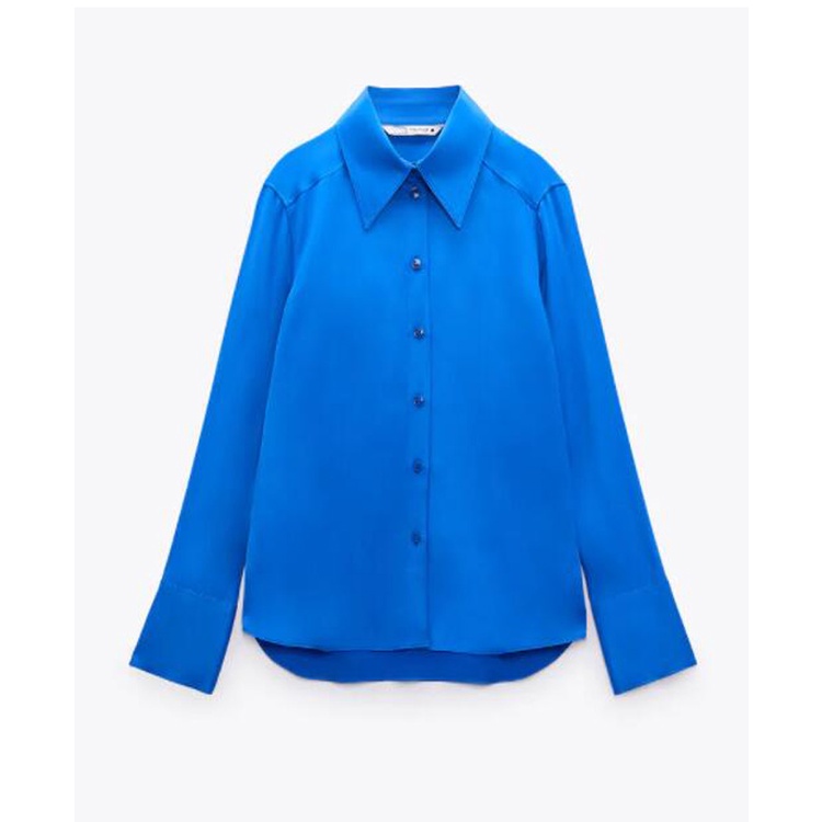 Áo Sơ Mi Lụa satin 5 Màu Thời Trang Mùa Xuân ZARA Dành Cho Nữ 4437048