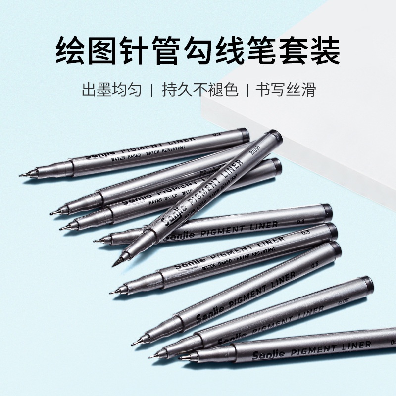 Bút viết kỹ thuật 9 kích cỡ tùy chọn