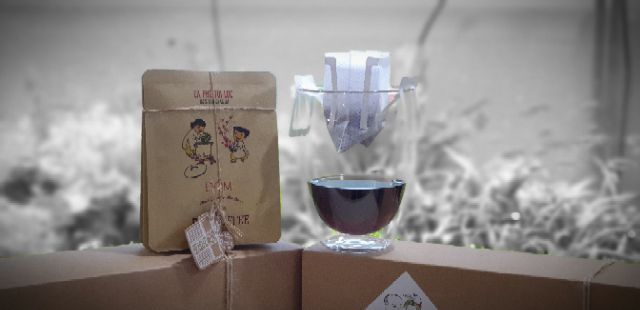Cà phê túi lọc phong cách Nhật Bản 100% từ cà phê Arabica cầu đất