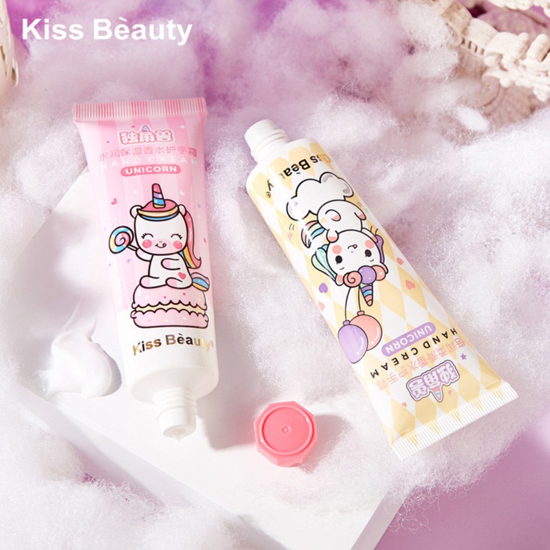 Kem dưỡng da tay hương nước hoa Kiss Beauty Unicorn Hand Cream KBU2