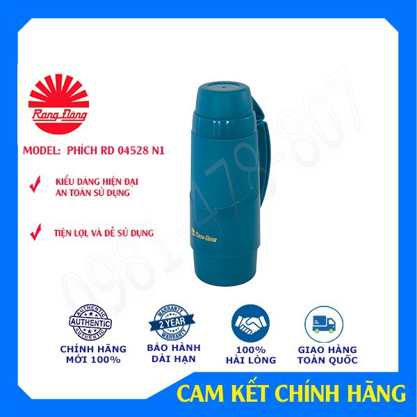 Bình - Phích Giữ Nhiệt Rạng Đông mini 450ml - [Giữ Nóng 24h]