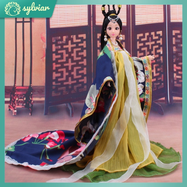 [sylviar] Bộ Trang Phục Truyền Thống Trung Hoa Cổ Điển Thần Thoại Cho Búp Bê - Chỉ Có Bé Gái