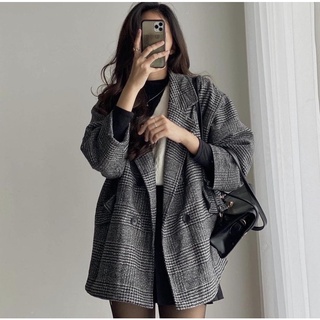 Áo vest dạ kẻ