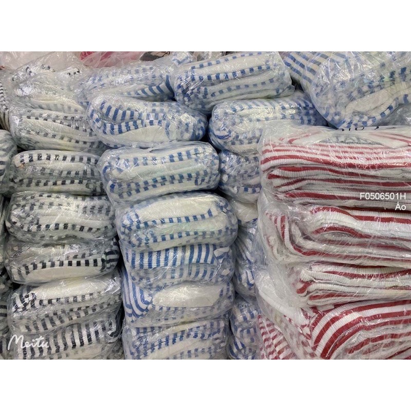 Áo len in chữ phối kẻ sọc màu TT0506