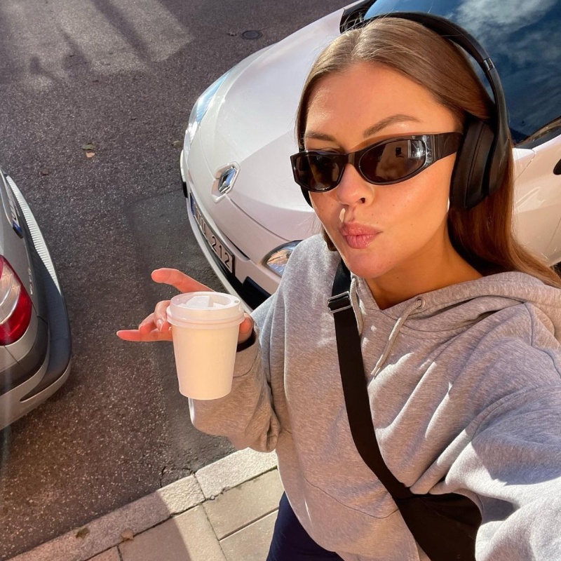 Kính Mát Hình Mắt Mèo Nhiều Màu Sắc Phong Cách Phương Tây Thời Trang