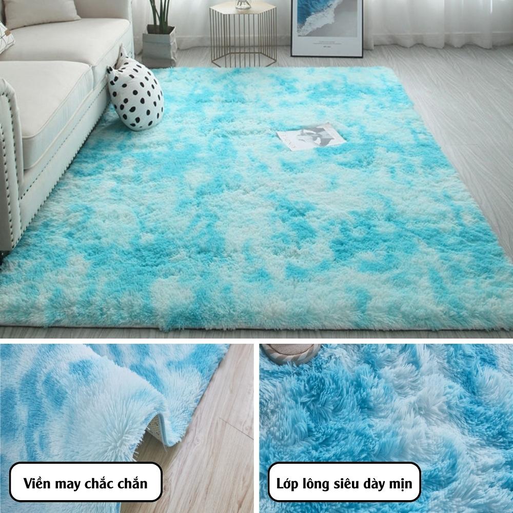 Tấm thảm lông lót sàn phòng khách phòng ngủ bàn trang điểm decor trang trí chụp ảnh Otama Bedding