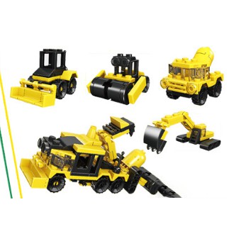 Combo Đồ Chơi Lego Lắp Ghép 4 Máy Xây Dựng A008-1