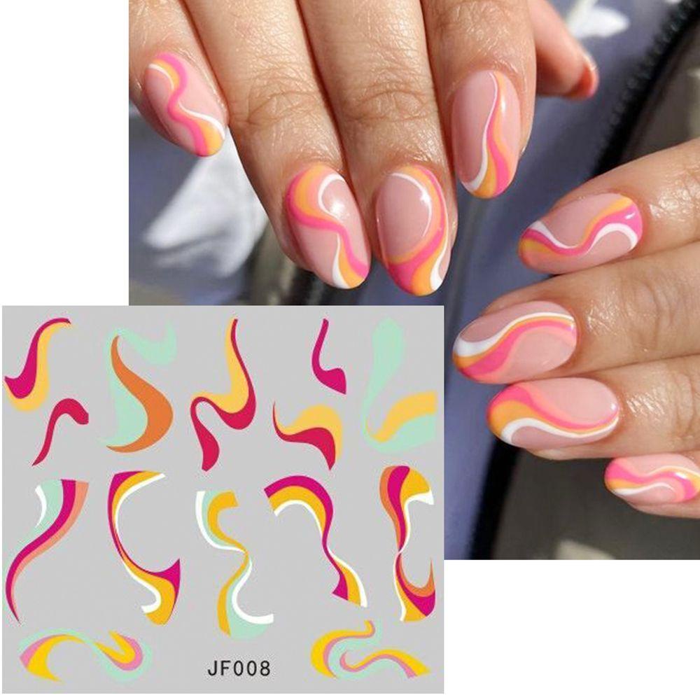 Đề Can Dán Móng Tay 3D Phong Cách Pháp Thời Trang DIY