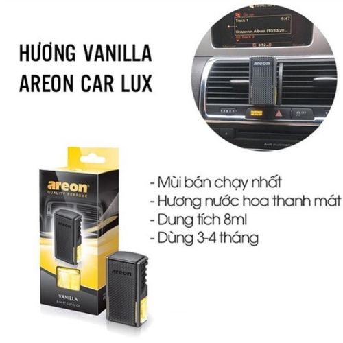 Nước hoa ô tô AREON kẹp cửa gió cao cấp, nước hoa xe hơi nhập khẩu BUNGARI