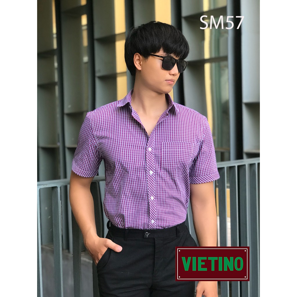 [Mã FAMAYMA2 giảm 10K đơn 50K] [SALE] - [XẢ HÀNG] - Áo sơ mi nam VIETTINO cao cấp nhiều màu (Ảnh thật)