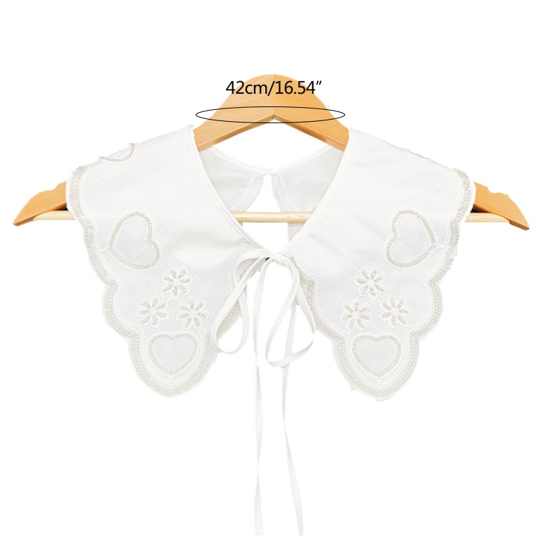 Khăn Choàng Cổ Thêu Hoa Đính Hạt Có Thể Tháo Rời Cho Búp Bê Nữ