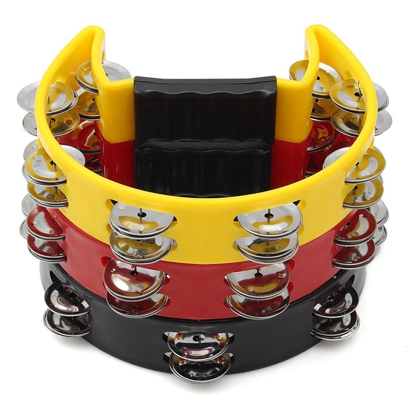 Trống Cầm Tay Half Moon Tambourine Woim 19-TBR Màu Đen