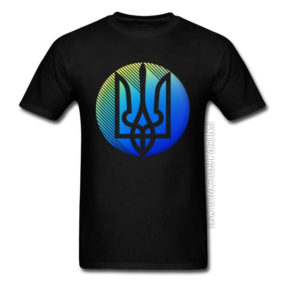 Ukrainian Trident T Shirt Designer O-Neck Crazy Short Sleeve Men T-Shirt Print T Shirt Sweatshirt