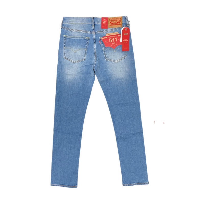 Quần jean nam levi's 511 co giãn nhận khẩu chuẩn hãng - Phôm slim levi's 511