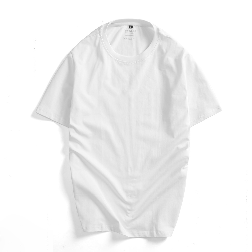 Áo thun Nam Feel Good Basic Tee phông trơn tay ngắn form regular fit chất liệu cotton 4 chiều 100% dày dặn co dãn