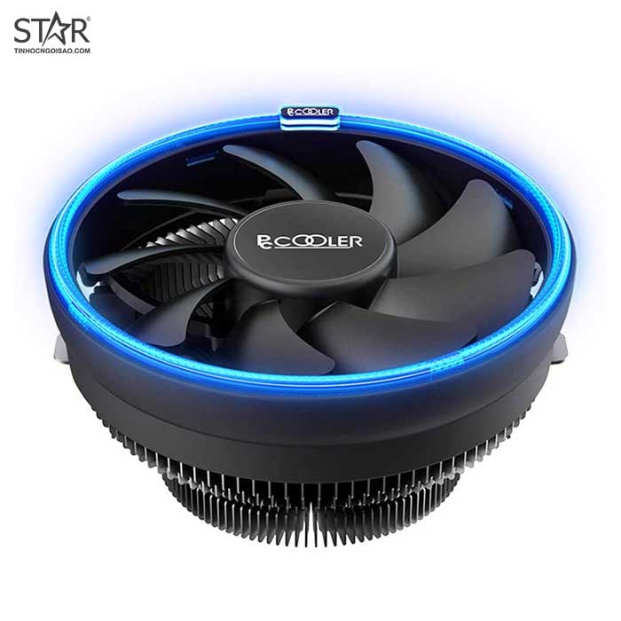 Tản Nhiệt CPU PCCOOLER E126M-B Low-Profile Blue Led Air Cooling