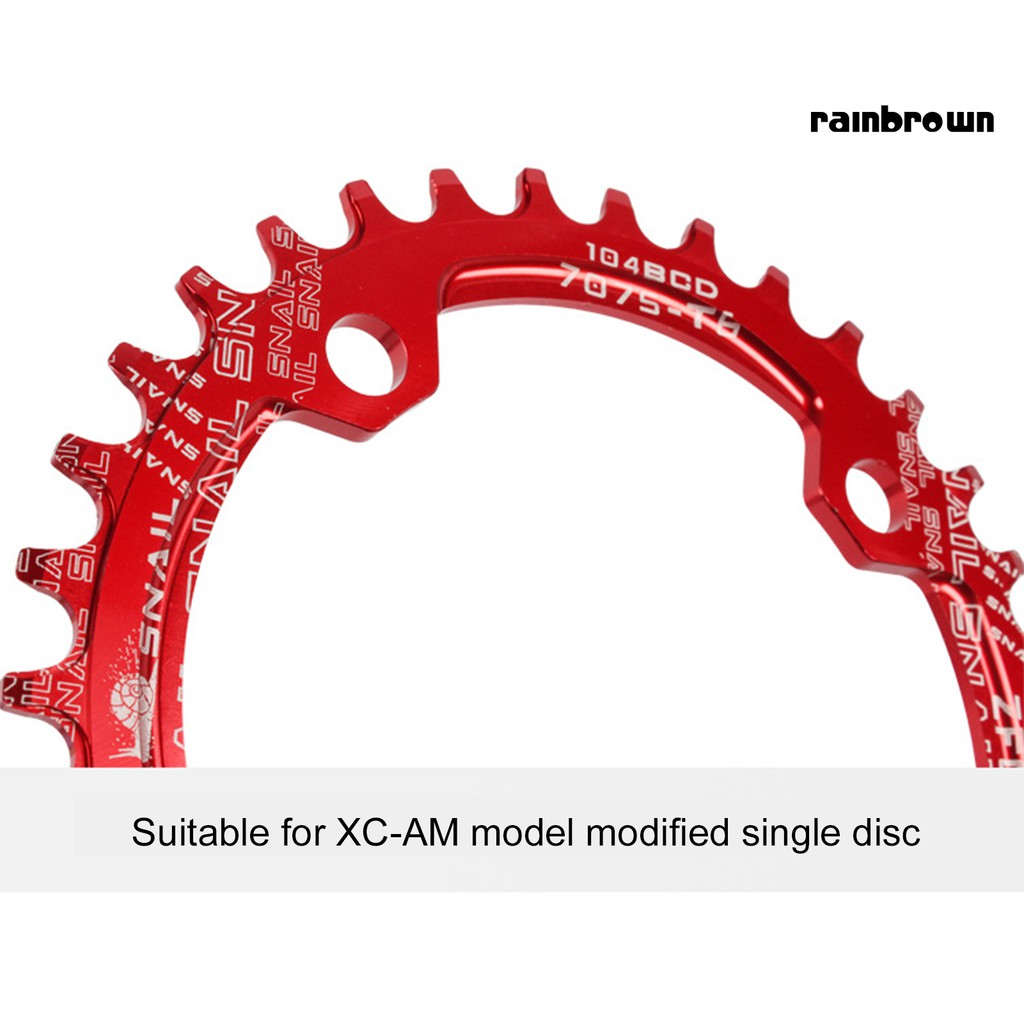 Đĩa Xích Đơn / Tròn / Oval 104BCD 32T 34T 36T 38T Chuyên Dụng Cho Xe Đạp
